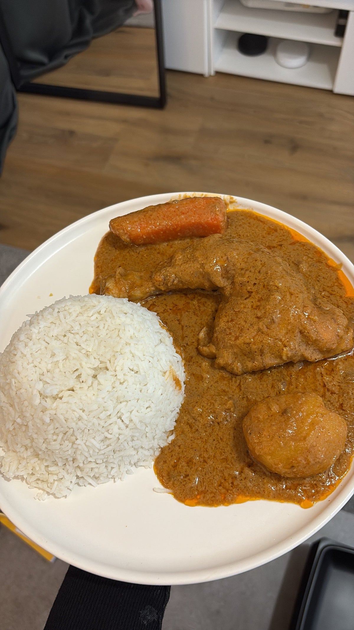 Mafé au poulet & riz blanc 🍗🥜